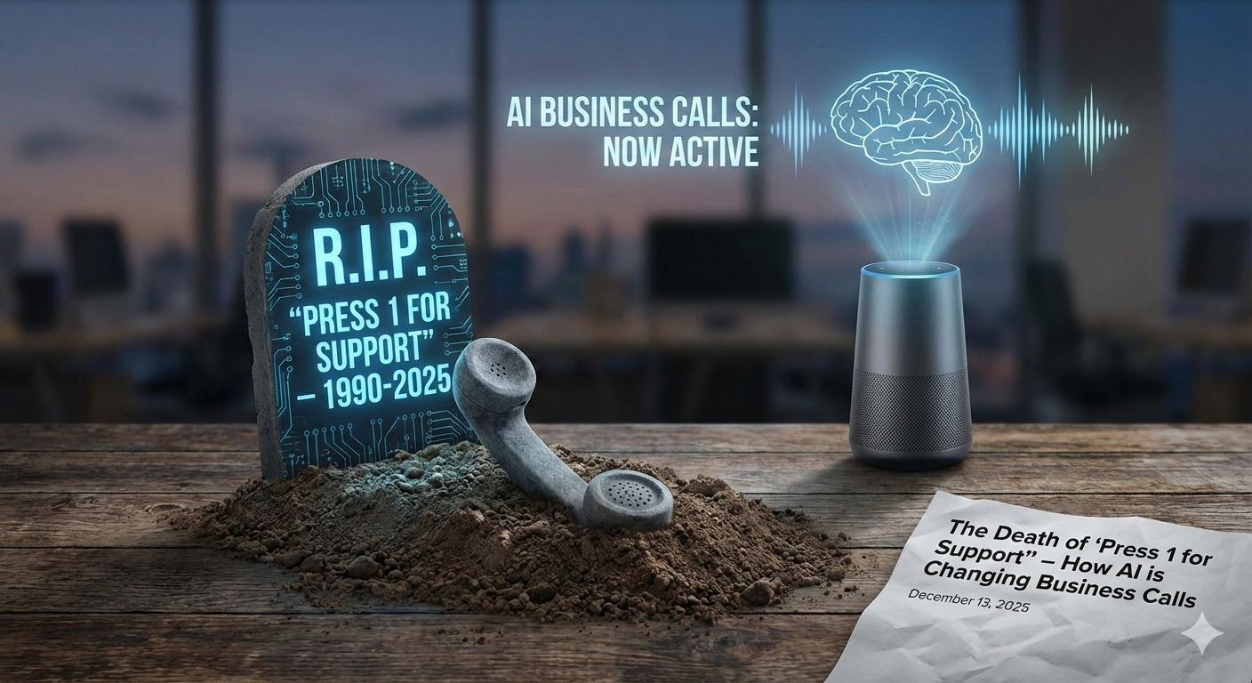 The Death of 'Press 1 for Support' โ How AI is Changing Business Calls